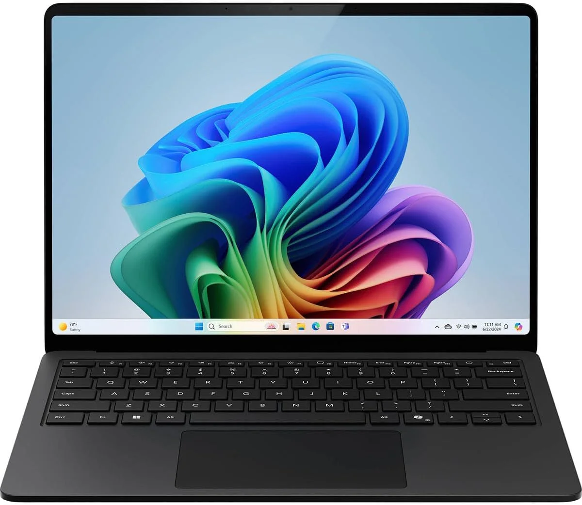 Microsoft SrfcLpt7 13in CU5/16GB/512GB Blk Microsoft Surface Laptop 7 35.1 cm (13.8") Touchscreen Copilot+ PC Notebook - 120 Hz - Intel Core Ultra 5 - 16 GB - 512 GB SSD - English Keyboard - Black - Intel Chip - 2304 x 1536 - Windows 11 Pro - Intel Arc Graphics - PixelSense Flow - Front Camera/Webcam - 20 Hours Battery Run Time - IEEE 802.11be Wireless LAN Standard