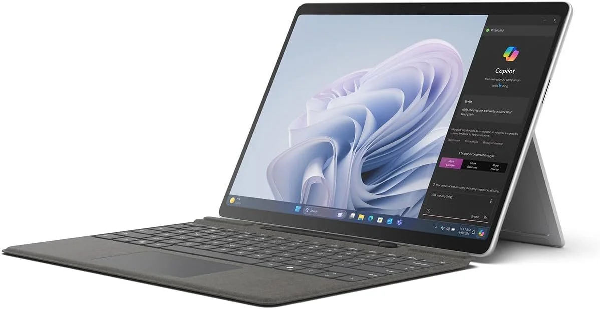 Microsoft Surface EP2-27050 Surface Pro 10 5G 512GB U7 32GB - Platinum (Windows 11 Pro) view 3