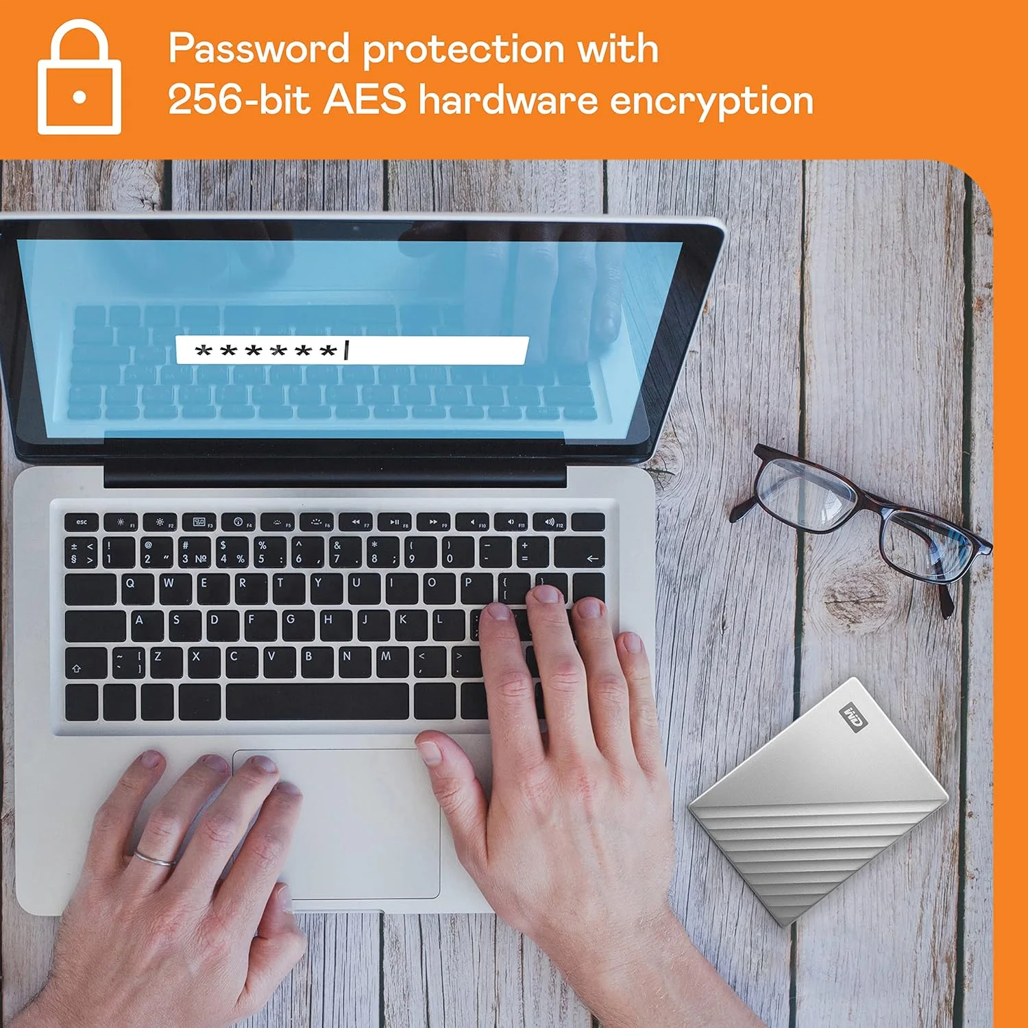 Western Digital WDBFTM0040BSL-WESN My Passport Ultra - 4TB (Silver) USB-C view 3