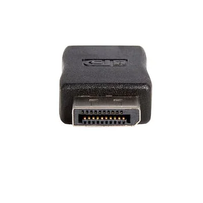 Startech.Com DISPLAYPORT TO HDMI VIDEO CONVERTER M/F StarTech.com DisplayPort to HDMI Adapter, 1080p Compact DP to HDMI Adapter/Video Converter, VESA Certified, DP to HDMI Monitor, Passive - 1 x 19-pin HDMI Digital Audio/Video Female - 1 x 20-pin DisplayPort Digital Audio/Video Male - 1920 x 1200 Supported - Black