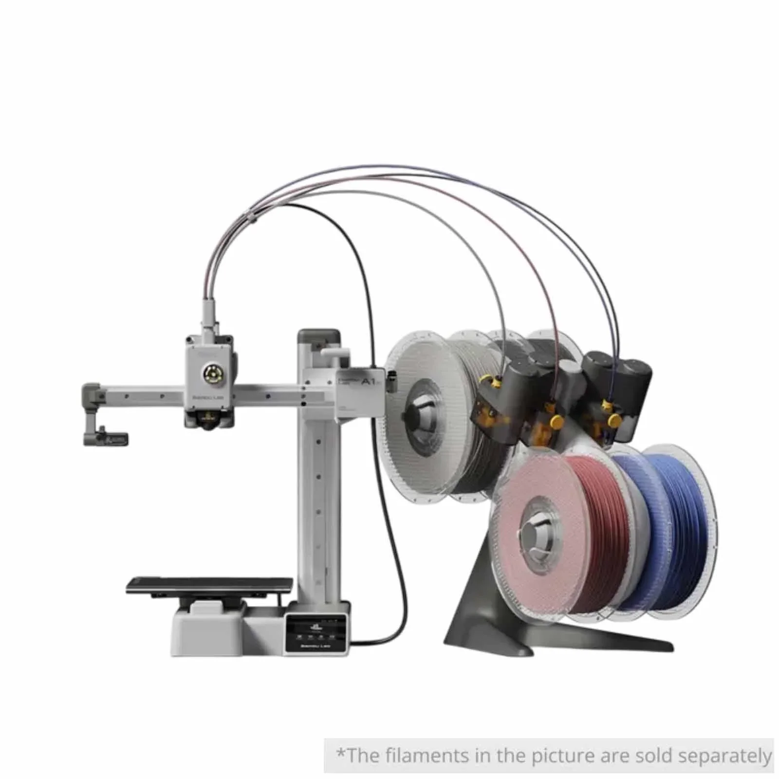 Bambu Lab PF002-M+SA005-UK Bambu Lab A1 mini 3D Printer + AMS Lite view 4