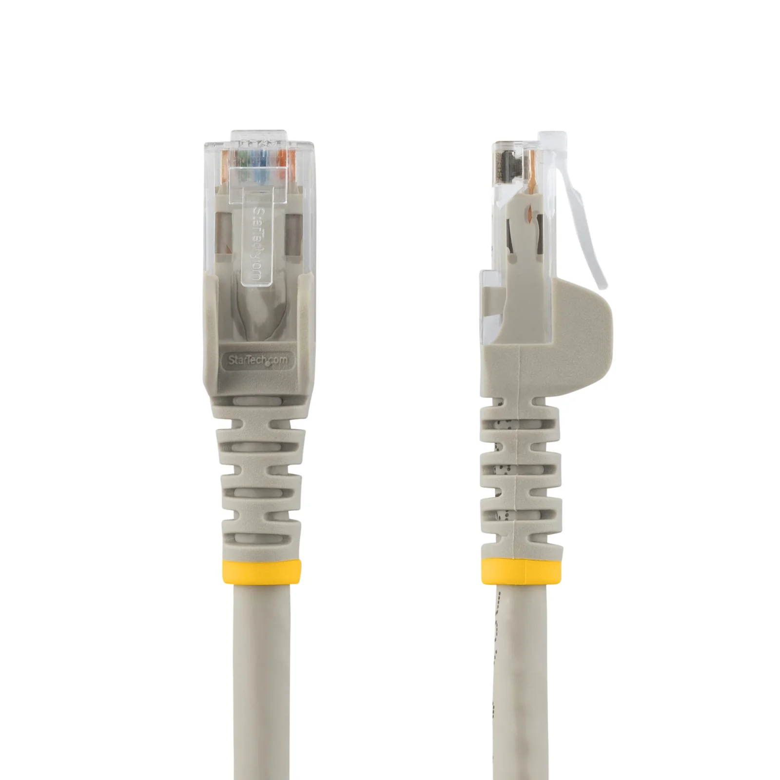 Startech.Com 10ft Gray Snagless Slim Cat 6 Patch Cabl StarTech.com 10 ft CAT6 Cable - Slim CAT6 Patch Cord - Gray Snagless RJ45 Connectors - Gigabit Ethernet Cable - 28 AWG - LSZH (N6PAT10GRS) - Cable for Network Device - First End: 1 x RJ-45 Network - Male - Second End: 1 x RJ-45 Network - Male - Patch Cable - Gold Plated Connector - LSZH - 28 AWG - Grey view 3