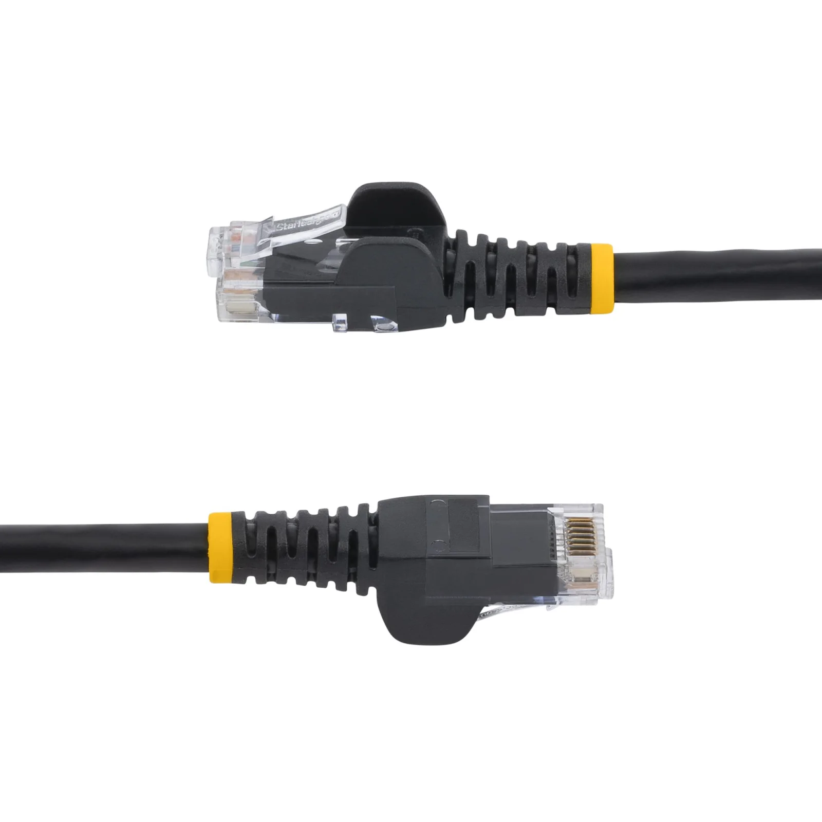 Startech.Com 15m Black Snagless Cat6 UTP Patch Cable StarTech.com 15m CAT6 Ethernet Cable - Black Snagless Gigabit - 100W PoE UTP 650MHz Category 6 Patch Cord UL Certified Wiring/TIA - Cable for Network Device, Hub, Distribution Panel, Workstation, IP Phone - First End: 1 x RJ-45 Network - Male - Second End: 1 x RJ-45 Network - Male - 10 Gbit/s - Patch Cable - Gold Plated Contact - CMG - 24 AWG - Black view 4