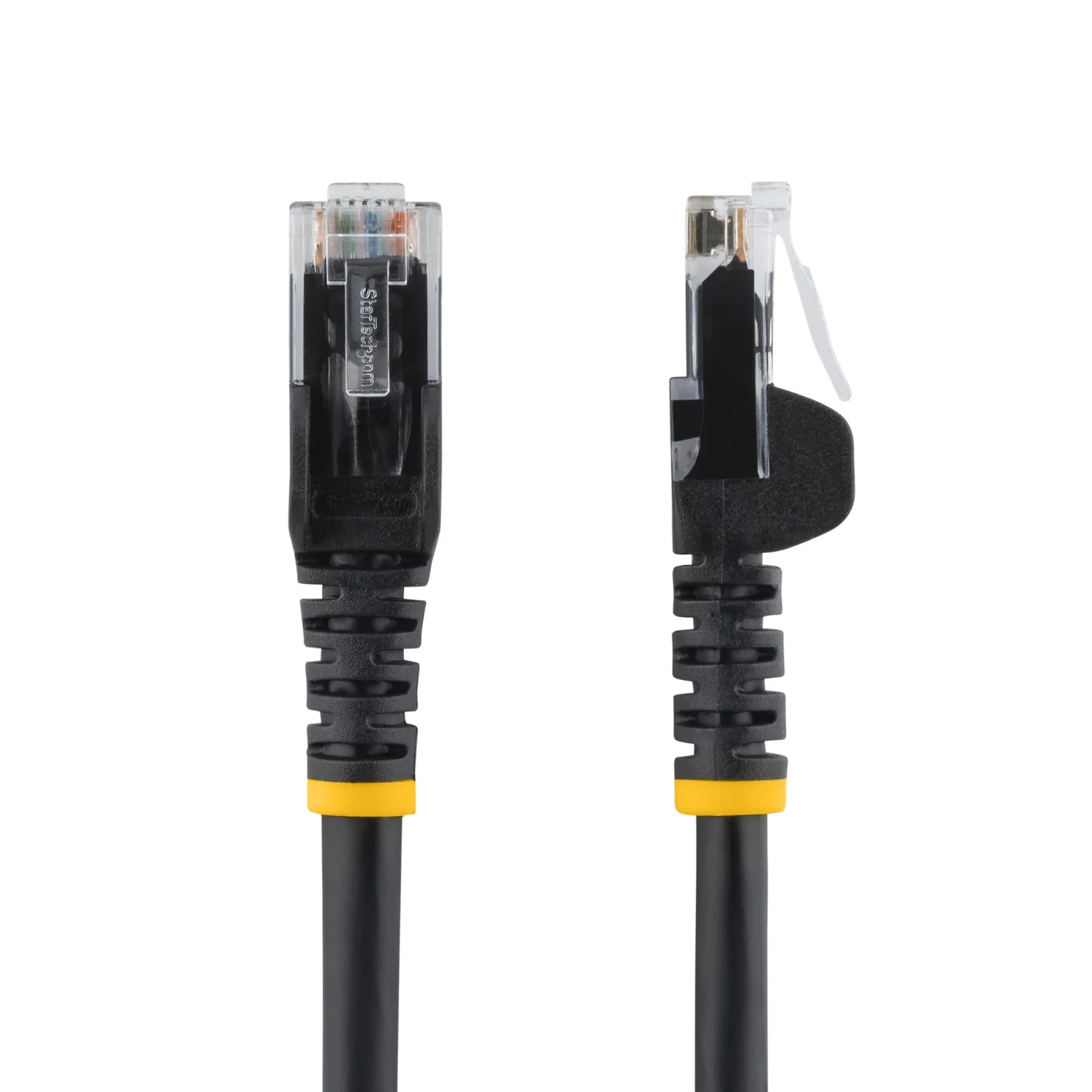 Startech.Com 15m Black Snagless Cat6 UTP Patch Cable StarTech.com 15m CAT6 Ethernet Cable - Black Snagless Gigabit - 100W PoE UTP 650MHz Category 6 Patch Cord UL Certified Wiring/TIA - Cable for Network Device, Hub, Distribution Panel, Workstation, IP Phone - First End: 1 x RJ-45 Network - Male - Second End: 1 x RJ-45 Network - Male - 10 Gbit/s - Patch Cable - Gold Plated Contact - CMG - 24 AWG - Black view 3