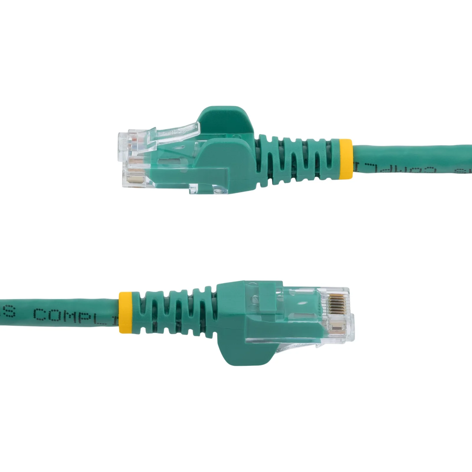 Startech.Com 10FT GREEN SNAGLESS CAT6 UTP PATCH CABLE StarTech.com 10ft CAT6 Ethernet Cable - Green Snagless Gigabit - 100W PoE UTP 650MHz Category 6 Patch Cord UL Certified Wiring/TIA - Cable for Network Device, Workstation - First End: 1 x RJ-45 Network - Male - Second End: 1 x RJ-45 Network - Male - 10 Gbit/s - Patch Cable - Gold Plated Connector - CMG - 24 AWG - Green view 4