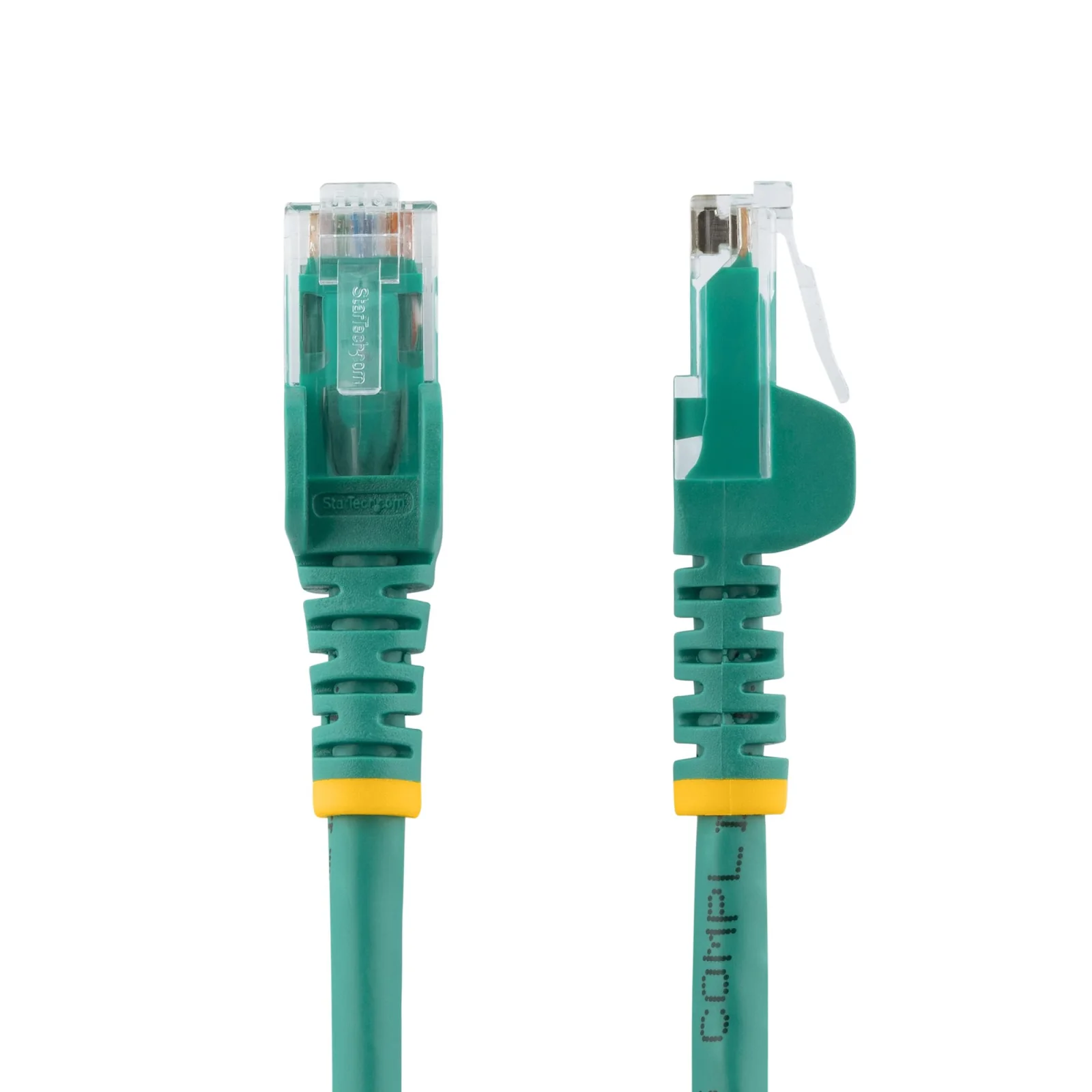 Startech.Com 10FT GREEN SNAGLESS CAT6 UTP PATCH CABLE StarTech.com 10ft CAT6 Ethernet Cable - Green Snagless Gigabit - 100W PoE UTP 650MHz Category 6 Patch Cord UL Certified Wiring/TIA - Cable for Network Device, Workstation - First End: 1 x RJ-45 Network - Male - Second End: 1 x RJ-45 Network - Male - 10 Gbit/s - Patch Cable - Gold Plated Connector - CMG - 24 AWG - Green view 3