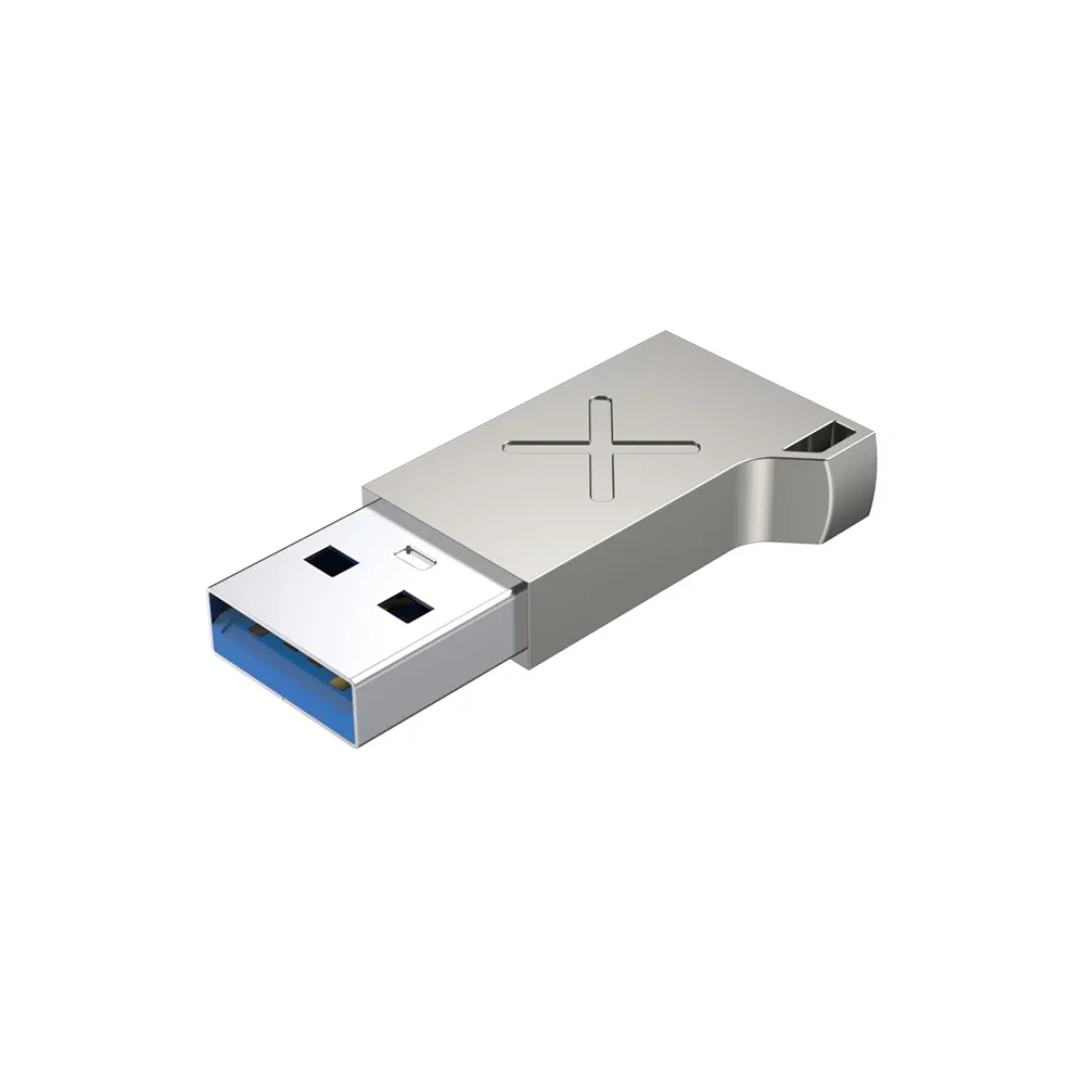 Unitek USB3.0 Type-A Male to Type-C Female Adap Unitek Data Transfer Adapter - 1 x USB 3.1 (Gen 1) Type A - Male - 1 x USB 3.1 (Gen 1) Type C - Female - Silver view 2