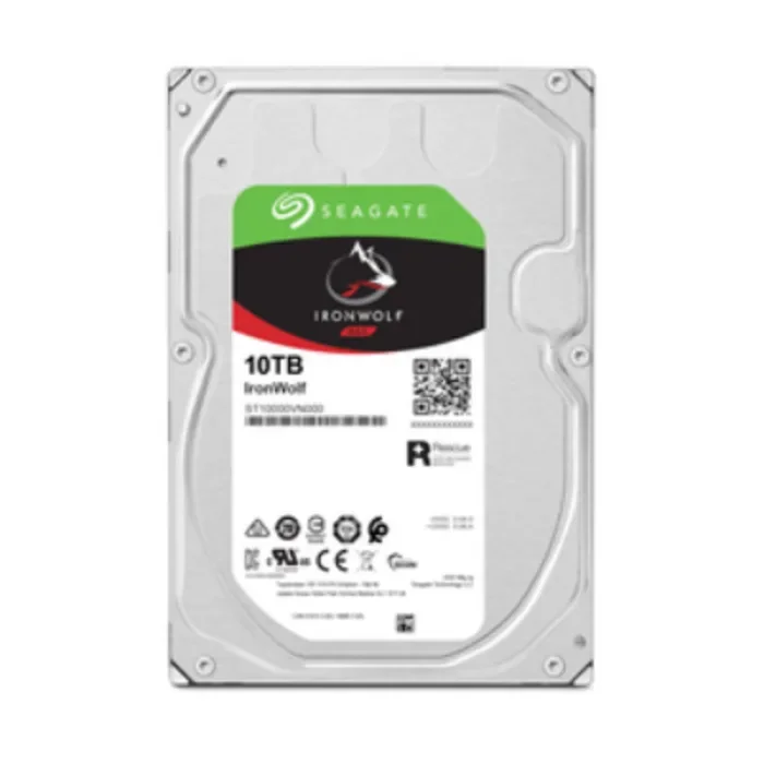 Seagate IRONWOLF AIR 10TB NAS 3.5IN 6GB/S SATA Seagate IronWolf ST10000VN000 10 TB Hard Drive - 3.5" Internal - SATA (SATA/600) - Conventional Magnetic Recording (CMR) Method - Server, Desktop PC, Workstation Device Supported - 7200rpm
