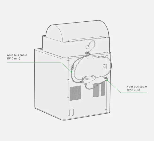 Bambu Lab CAB003 Bambu Bus Cable - 6pin - P1P,P1S,X1C,X1E view 2