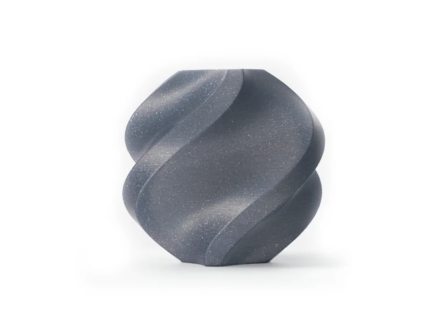 Bambu Lab A08-D5-1.75-1000-SPL Bambu PLA Sparkle Filament - Slate Gray Sparkle - with Bambu Reusable Spool