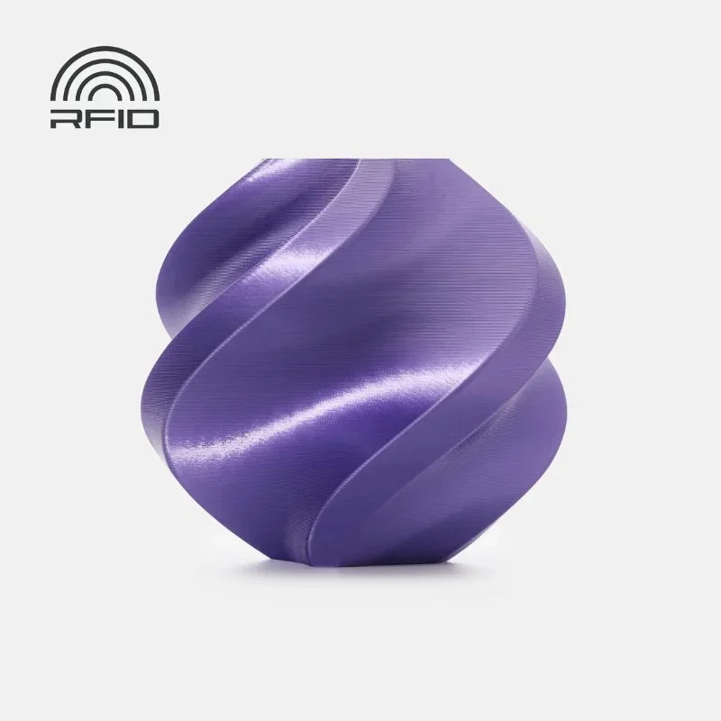 Bambu Lab A06-P0-1.75-1000-SPL Bambu PLA Silk+ - Purple - with Bambu Reusable Spool