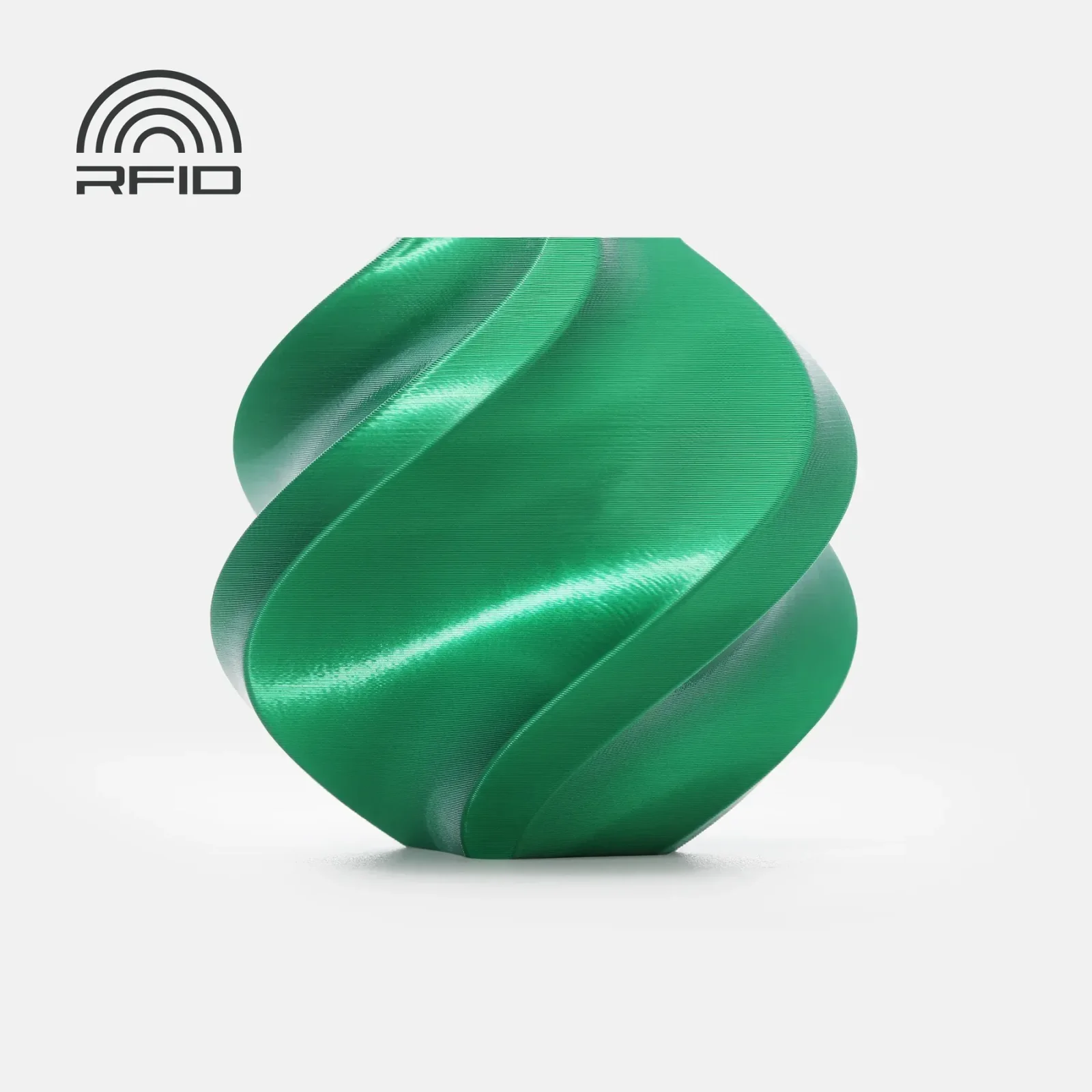 Bambu Lab A06-G0-1.75-1000-SPL Bambu PLA Silk+ - Candy Green - with Bambu Reusable Spool