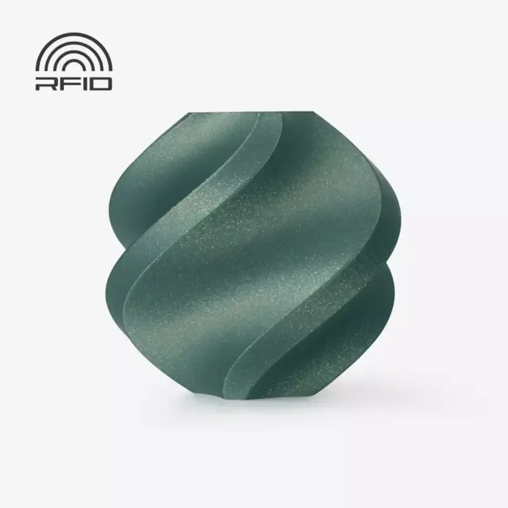 Bambu Lab A15-G0-1.75-1000-SPL Bambu PLA Galaxy - Green - with Bambu Reusable Spool