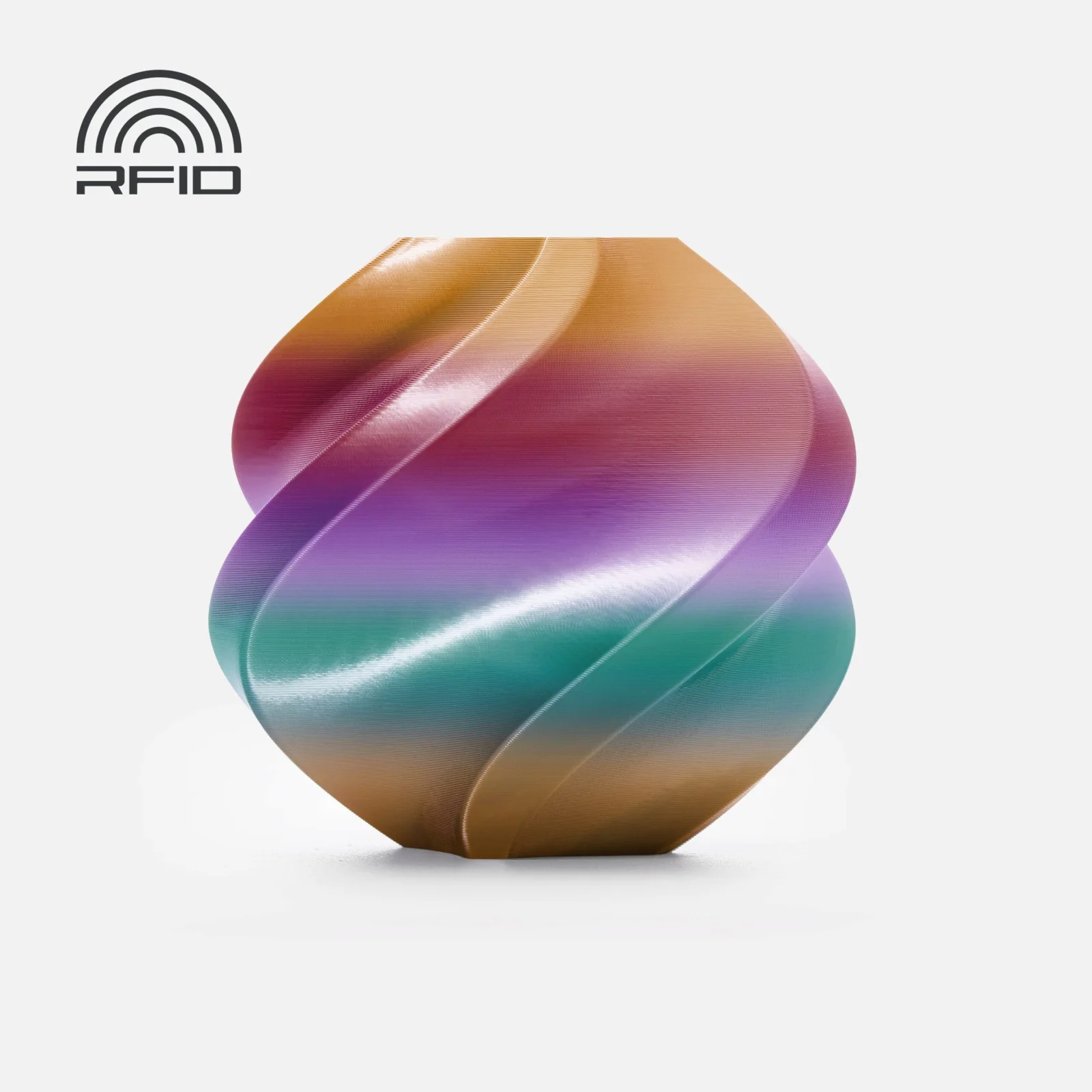 Bambu Lab A05-M8-1.75-1000-SPL Bambu PLA Silk - Dawn Radiance - with Bambu Reusable Spool