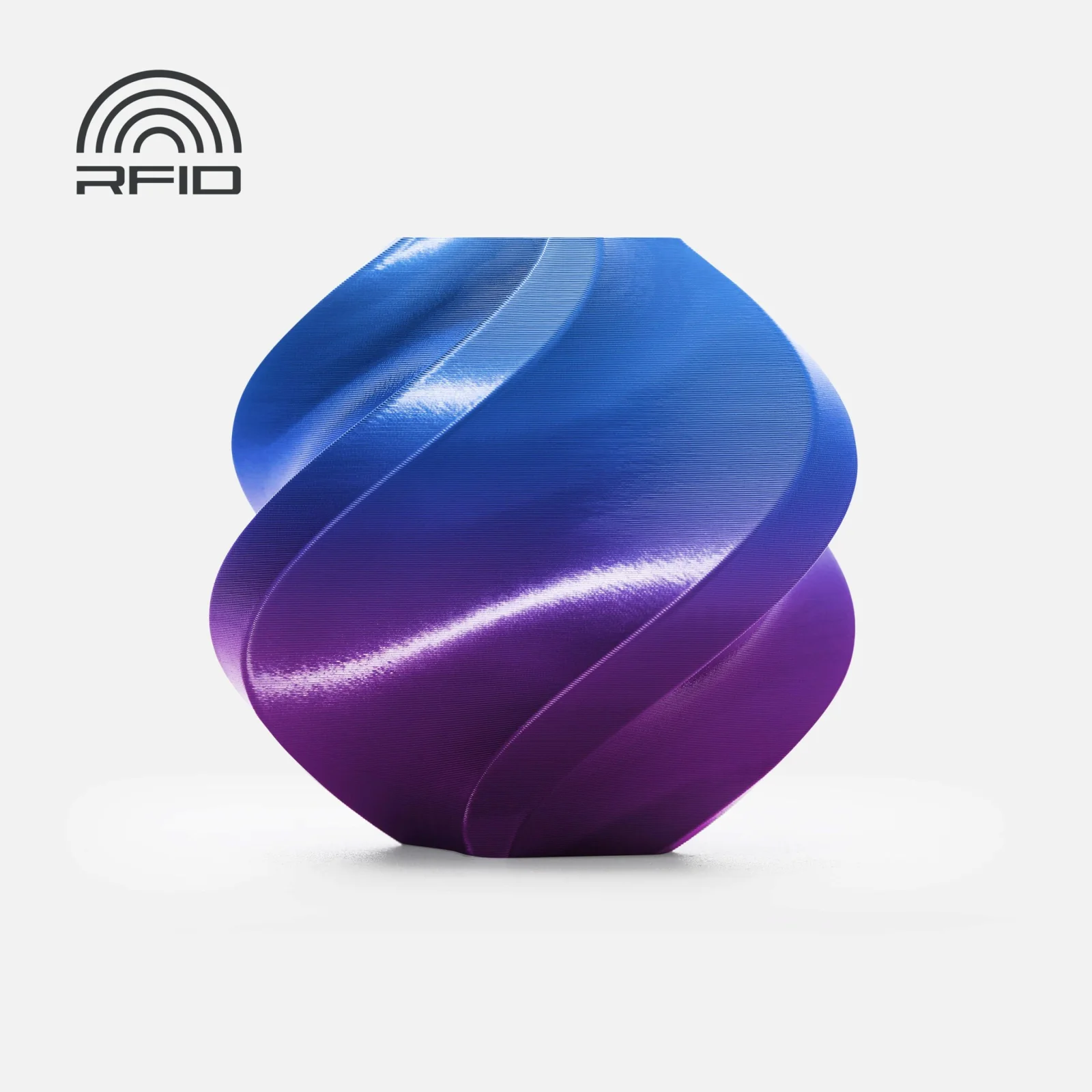Bambu Lab A05-M4-1.75-1000-SPL Bambu PLA Silk - Aurora Purple - with Bambu Reusable Spool