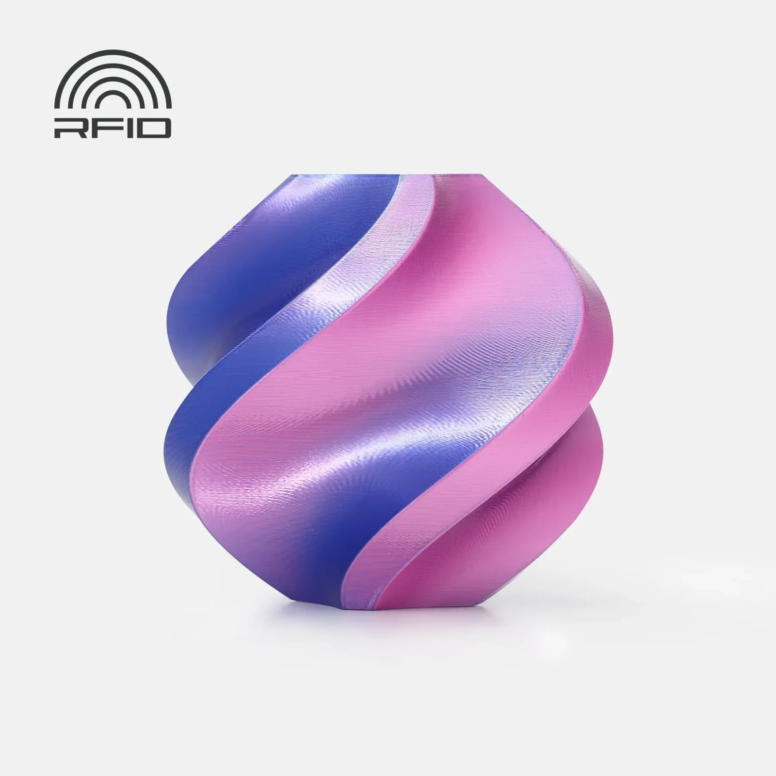 Bambu Lab A05-T3-1.75-1000-SPL Bambu PLA Silk - Neon City (Blue-Magenta) - with Bambu Reusable Spool