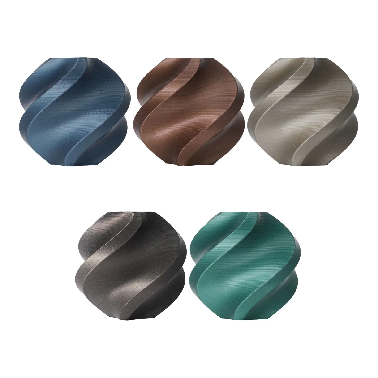 Bambu Lab A05-T4-1.75-1000-SPL Bambu PLA Silk - Blue Hawaii (Blue-Green) - with Bambu Reusable Spool view 3