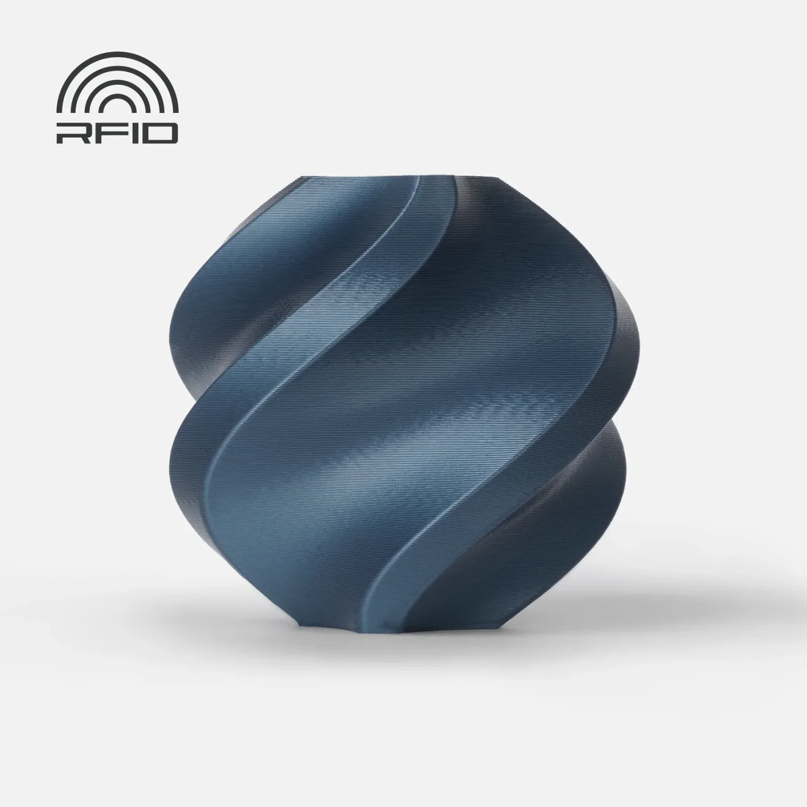 Bambu Lab A02-B2-1.75-1000-SPL Bambu PLA Metal Filament - Cobalt Blue Metallic - with Bambu Reusable Spool