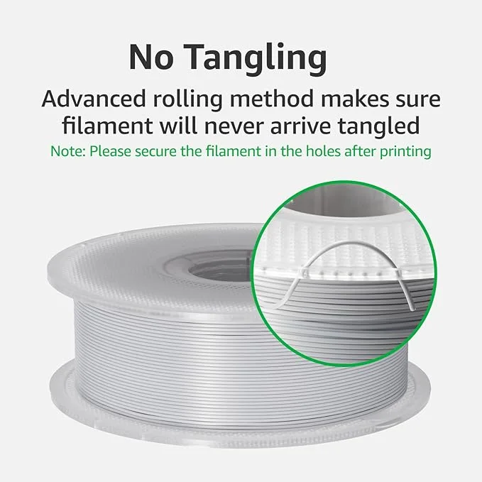Bambu Lab A10-D0-1.75-1000-SPL Bambu PLA Tough+-Gray- with Bambu Reusable Spool view 3