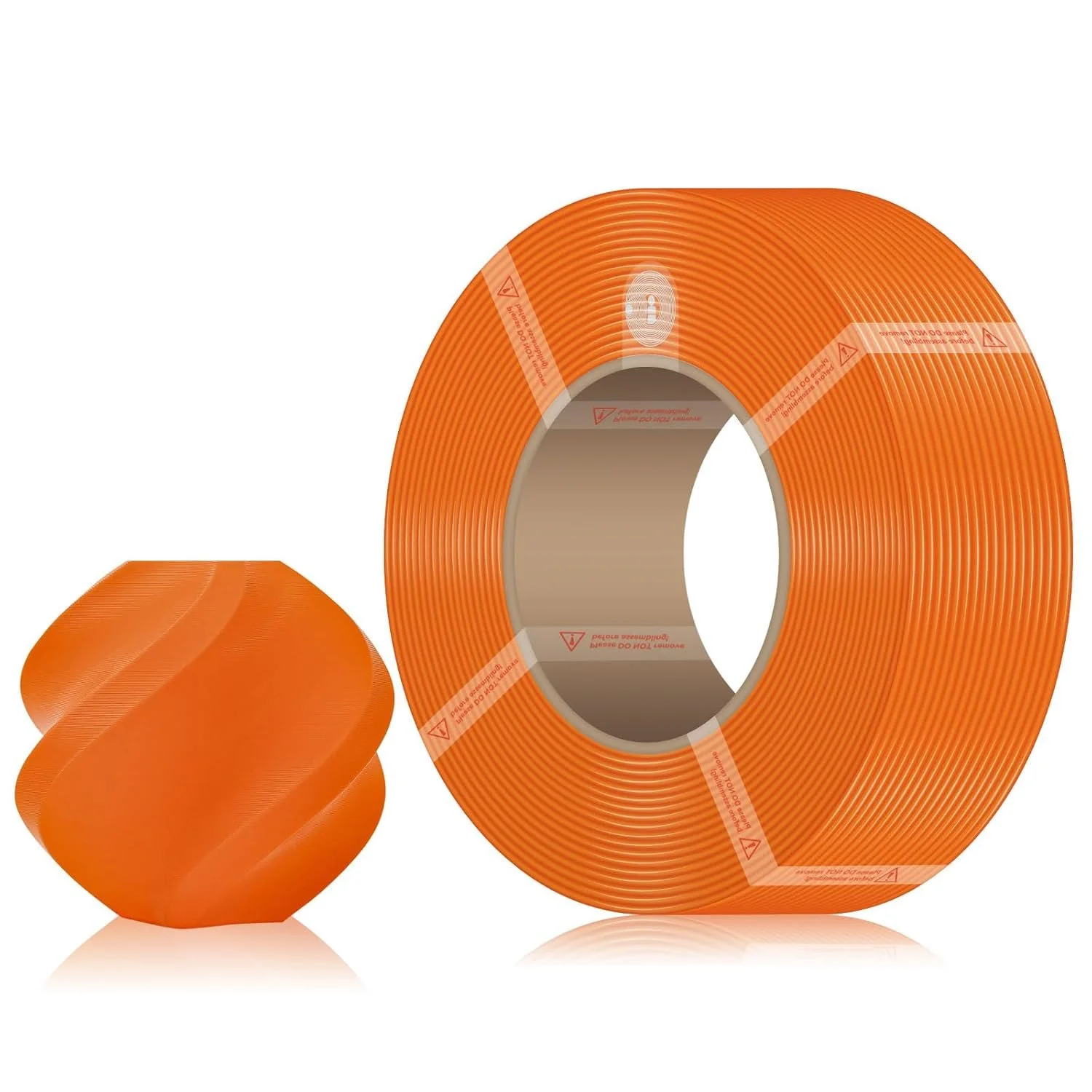 Bambu Lab A10-A0-1.75-1000-SPL Bambu PLA Tough+-Orange- with Bambu Reusable Spool view 3
