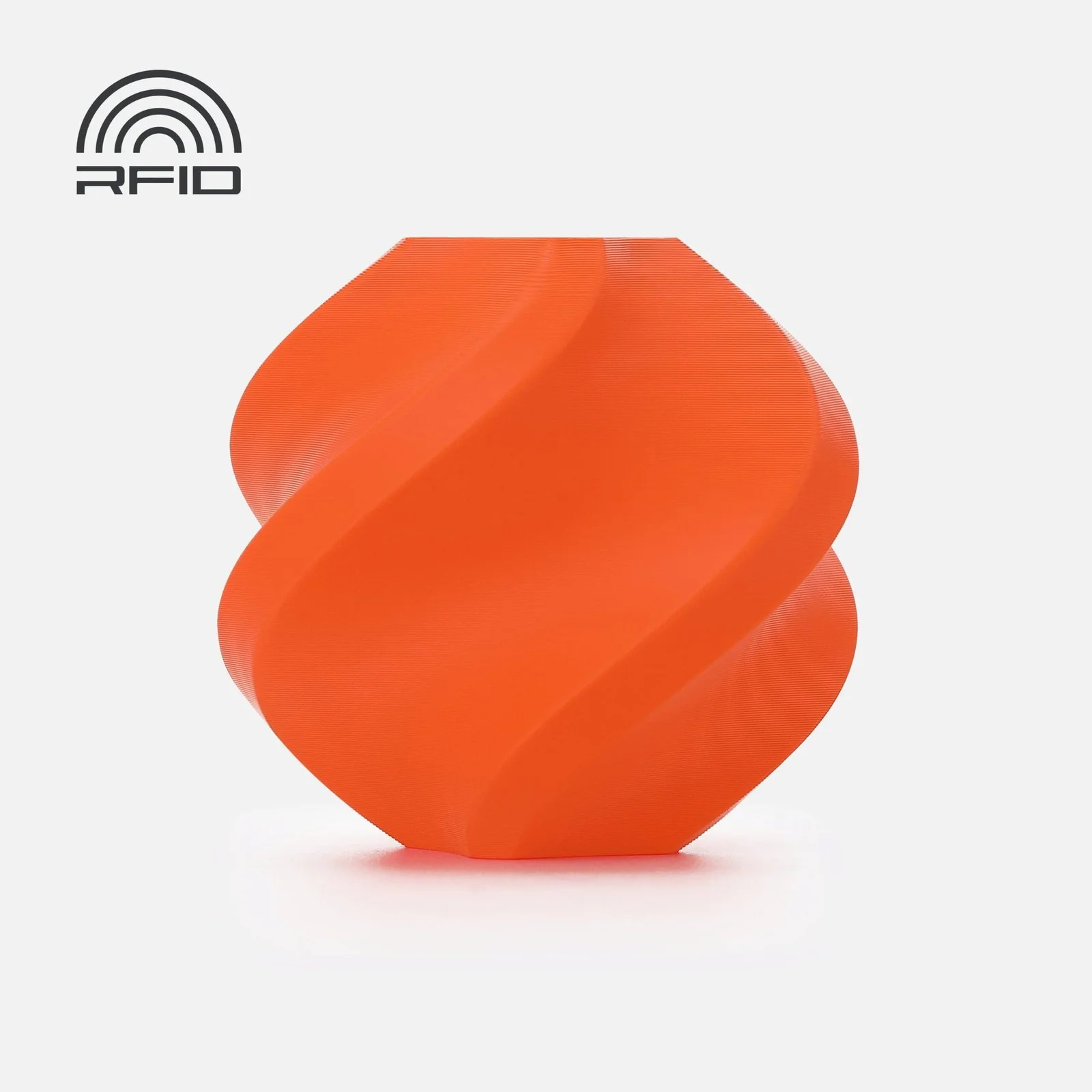 Bambu Lab A10-A0-1.75-1000-SPL Bambu PLA Tough+-Orange- with Bambu Reusable Spool