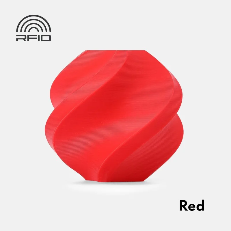Bambu Lab G02-R0-1.75-1000-SPL Bambu PETG HF Filament - Red - with Bambu Reusable Spool