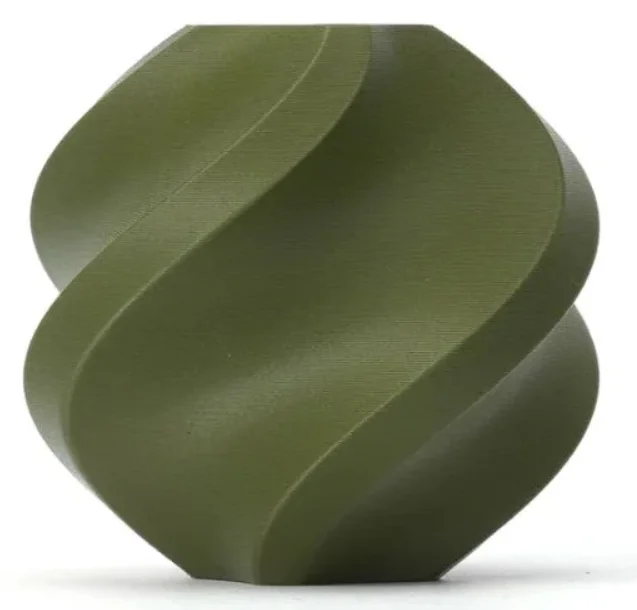 Bambu Lab A01-G7-1.75-1000-SPL Bambu PLA Matte Filament - Dark Green - with Bambu Reusable Spool