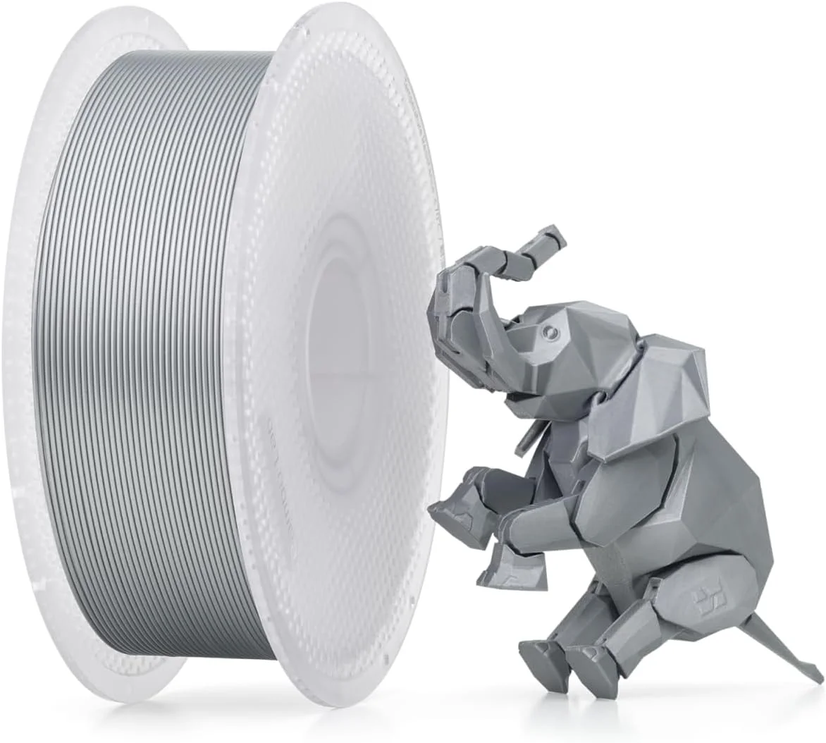 Bambu Lab A00-D1-1.75-1000-SPLFREE Bambu PLA Basic Filament - Silver view 2