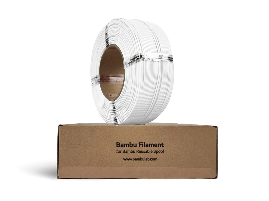 Bambu Lab A00-W1-1.75-1000-SPLFREE Bambu PLA Basic Filament - Jade White view 2