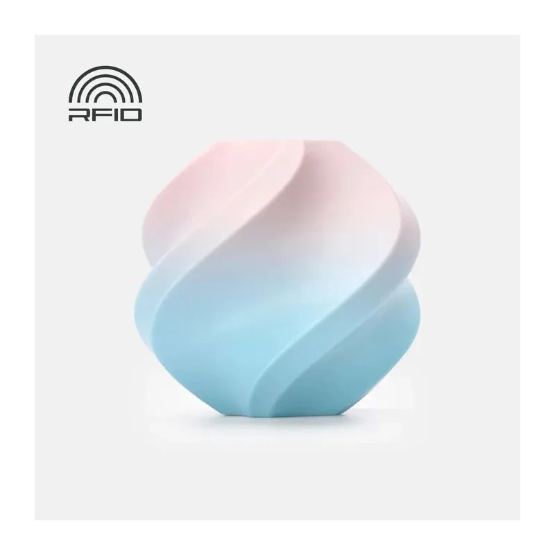 Bambu Lab A00-M7-1.75-1000-SPL Bambu PLA Basic Filament - Cotton Candy Cloud - with Bambu Reusable Spool