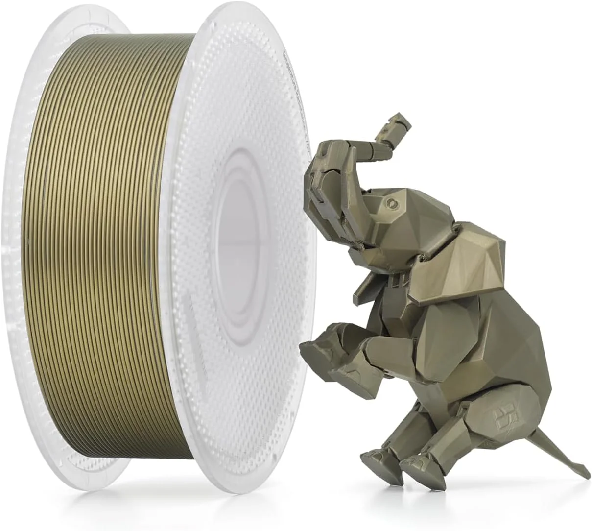 Bambu Lab A00-Y3-1.75-1000-SPL Bambu PLA Basic Filament - Bronze - with Bambu Reusable Spool view 2