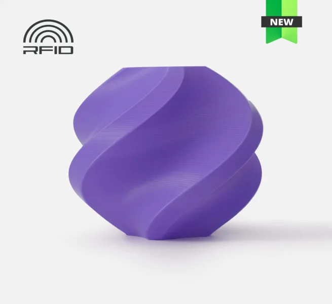 Bambu Lab A00-P5-1.75-1000-SPL Bambu PLA Basic Filament - Purple - with Bambu Reusable Spool