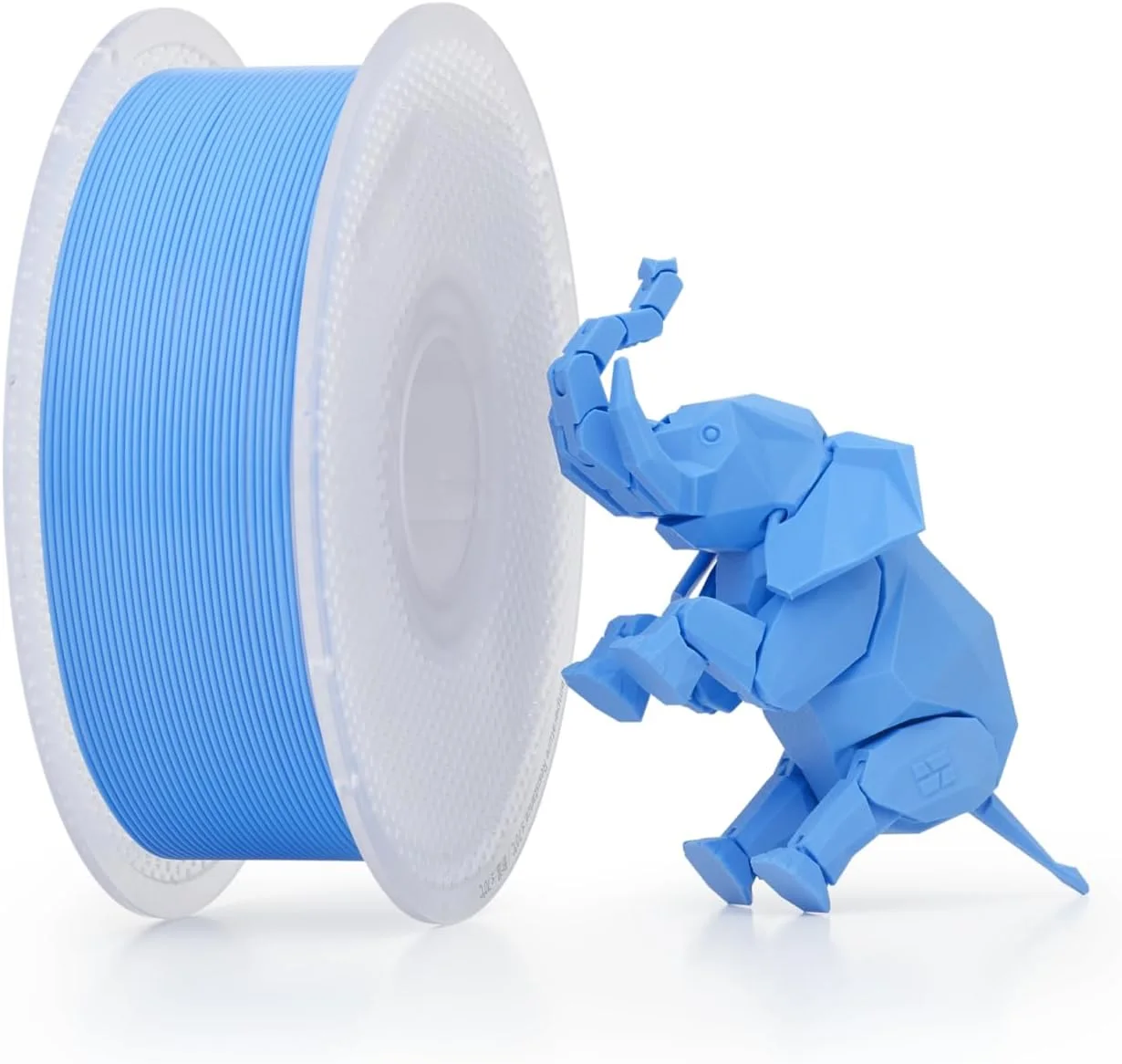 Bambu Lab A00-B8-1.75-1000-SPL Bambu PLA Basic Filament - Cyan - with Bambu Reusable Spool view 2