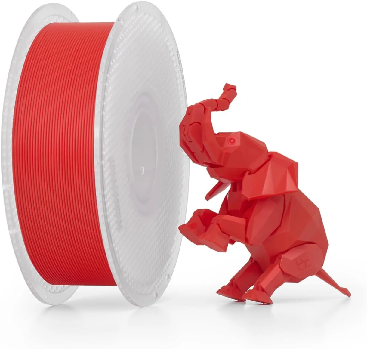 Bambu Lab A00-R0-1.75-1000-SPL Bambu PLA Basic Filament - Red - with Bambu Reusable Spool view 2