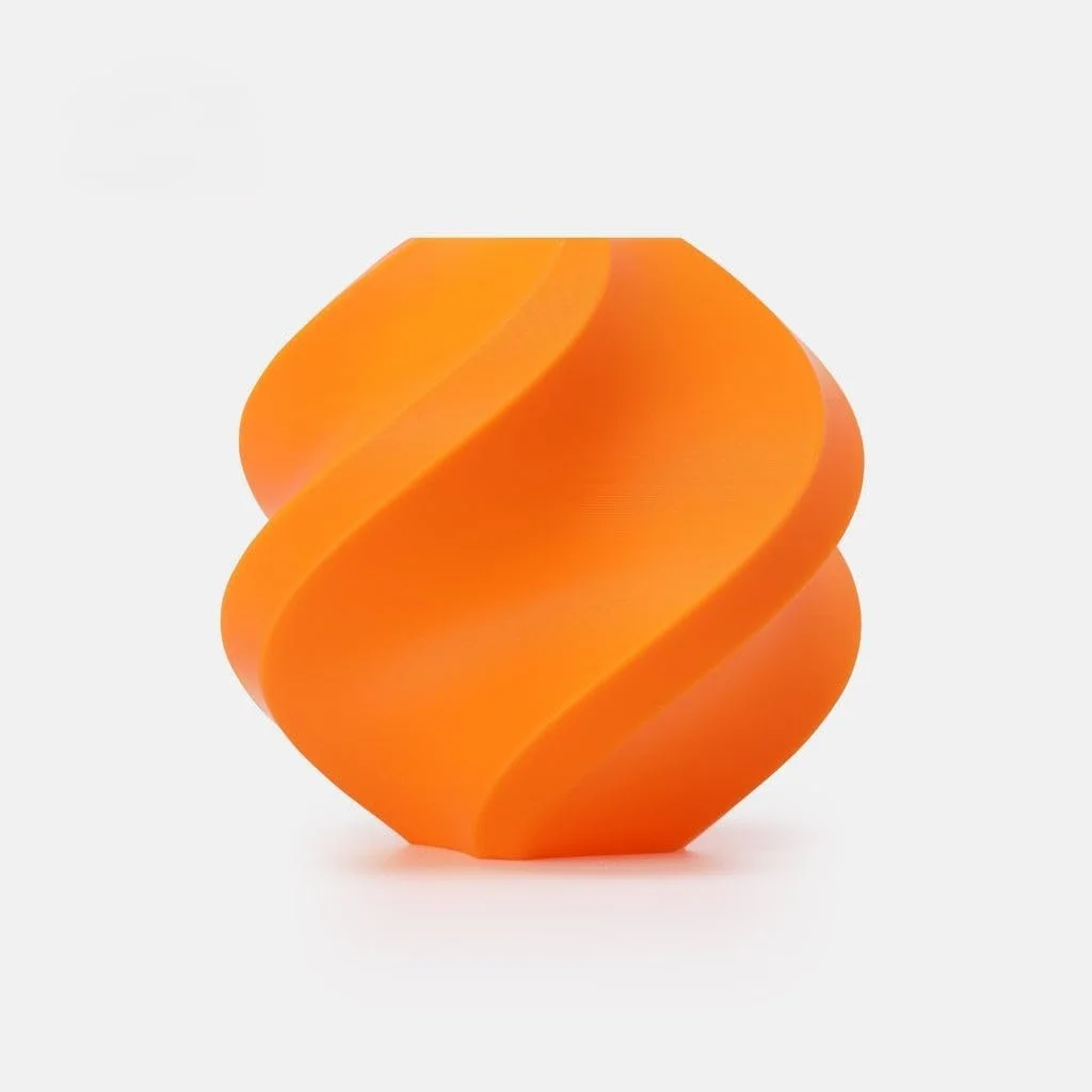 Bambu Lab A00-A0-1.75-1000-SPL Bambu PLA Basic Filament - Orange - with Bambu Reusable Spool