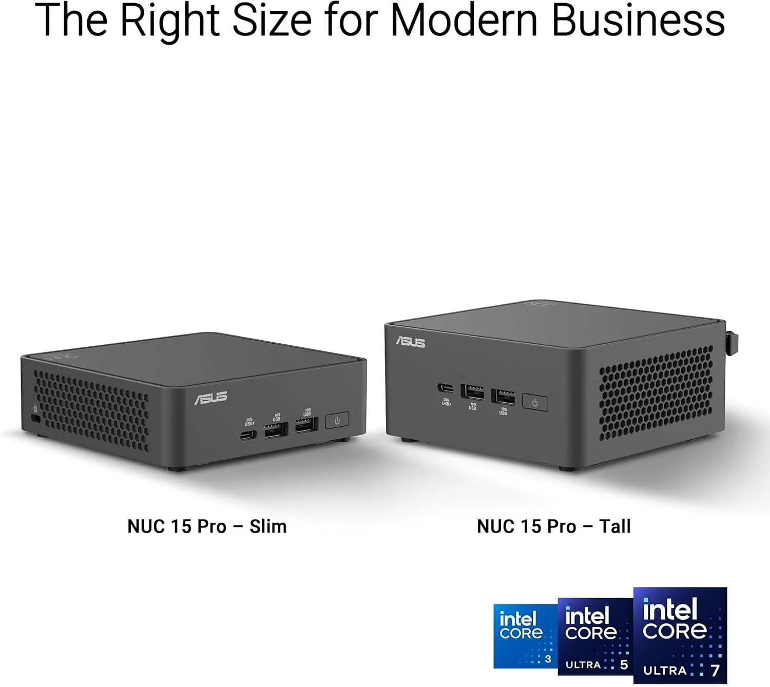 ASUS NUC 15 PRO U7-255H INTEL ARC GPU BA Asus NUC 15 Pro RNUC15CRHU700000I Barebone System - Mini PC - Socket BGA-2049 - 1 x Processor Support - 1 x Intel Core Ultra 7 255H 2 GHz Hexadeca-core (16 Core) - Intel Chip - 96 GB DDR5 SDRAM Maximum RAM Support - 2 Total Memory Slots - NVMe Controller - Intel Arc 140T Graphics - IEEE 802.11be - Bluetooth 5.4 - Network (RJ-45) - 2 M.2 Interface(s) - 2.5 Gigabit Ethernet - Red Hat Enterprise Linux Supported Operating System120 W