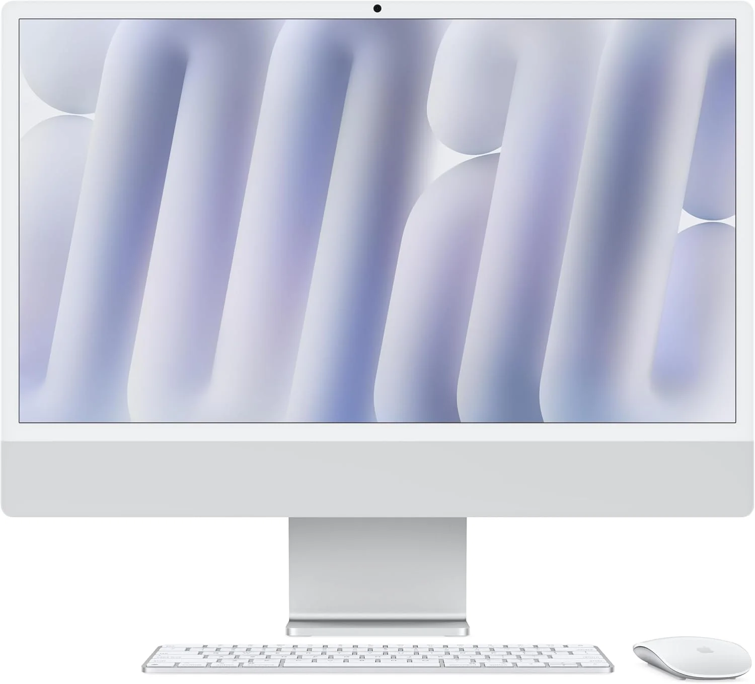 Apple IMAC 24 SLV/8CCPU/8CGPU/16GB/256GB-E&E 24-inch iMac with Retina 4.5K display: Apple M4 chip with 8‑core CPU and 8‑core GPU, 16GB, 256GB SSD - Silver