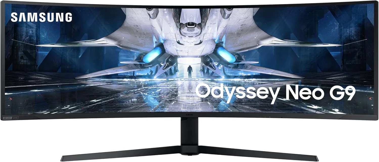 Samsung LS49AG950NEXXS Samsung 49" CURVED DQHD MONITOR With Quantum Mini-LED