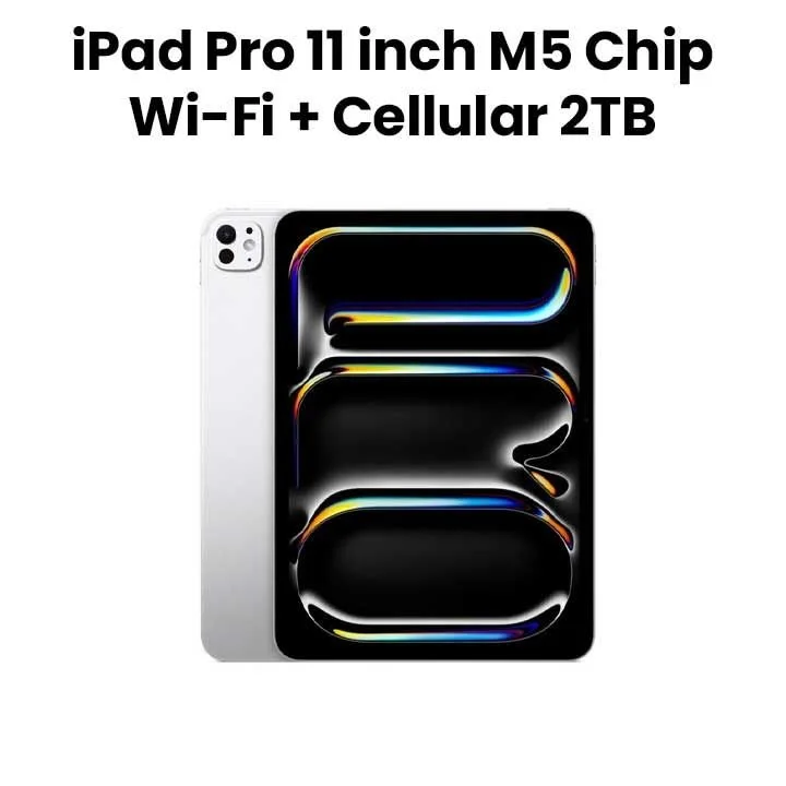 Apple IPAD PRO 11 WF CL 2TB SLNT-B&E 11-inch iPad Pro Wi‑Fi + Cellular 2TB with nano-texture glass - Silver
