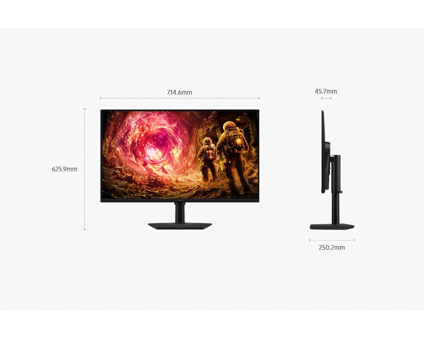 Samsung LS32FG502EEXXS SAMSUNG 32" FLAT ODYSSEY G5 G50F GAMING MONITOR view 4