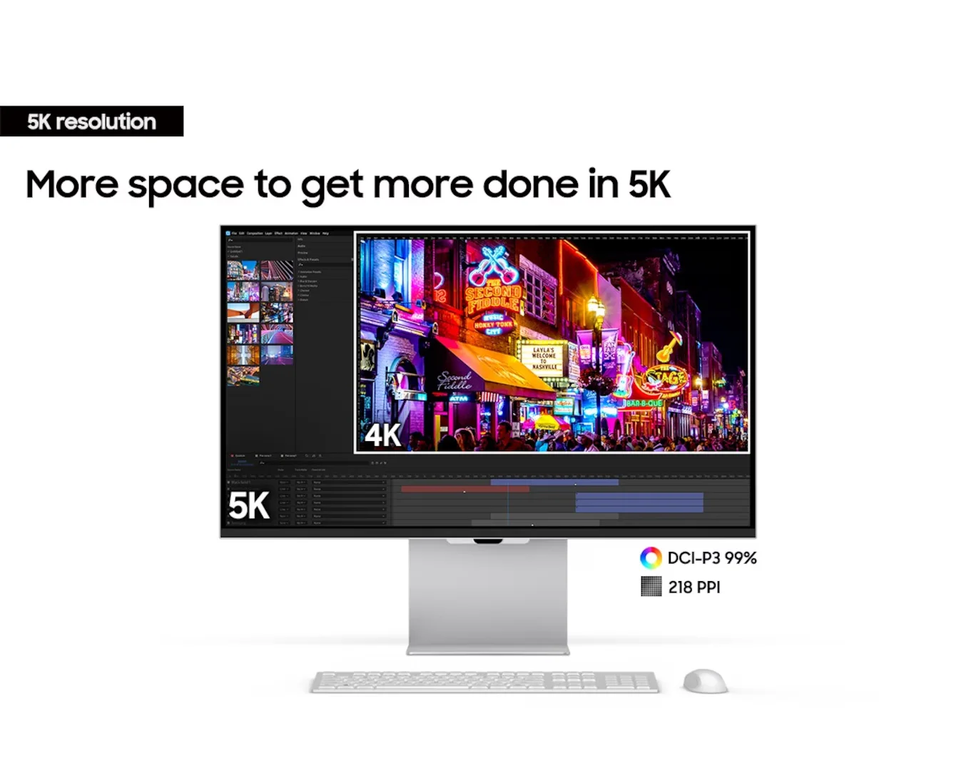 Samsung LS27C900PAEXXS Samsung Flat 27" IPS Viewfinity S9- 5K Resolution view 4