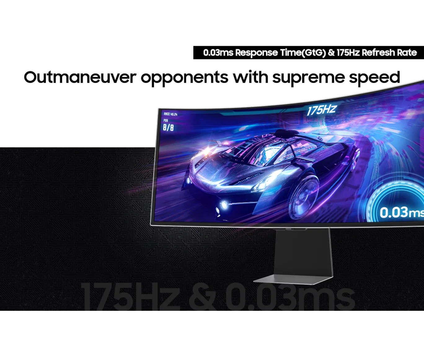 Samsung LS34DG850SEXXS SAMSUNG ODYSSEY 34IN OLED G8 175HZ GAMING MONITOR view 4