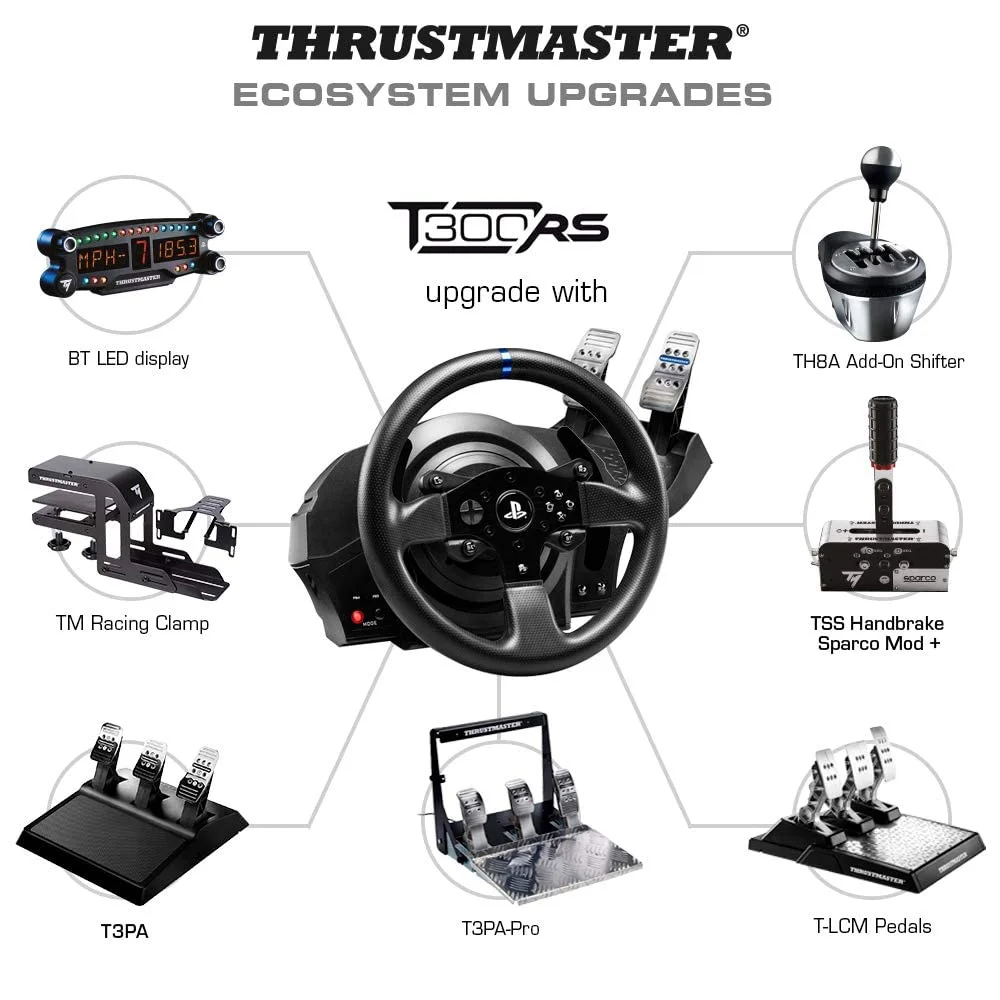Thrustmaster 4160682 T300 RS GT EditionOfficial Sony licensed PS4®/PS3® view 4
