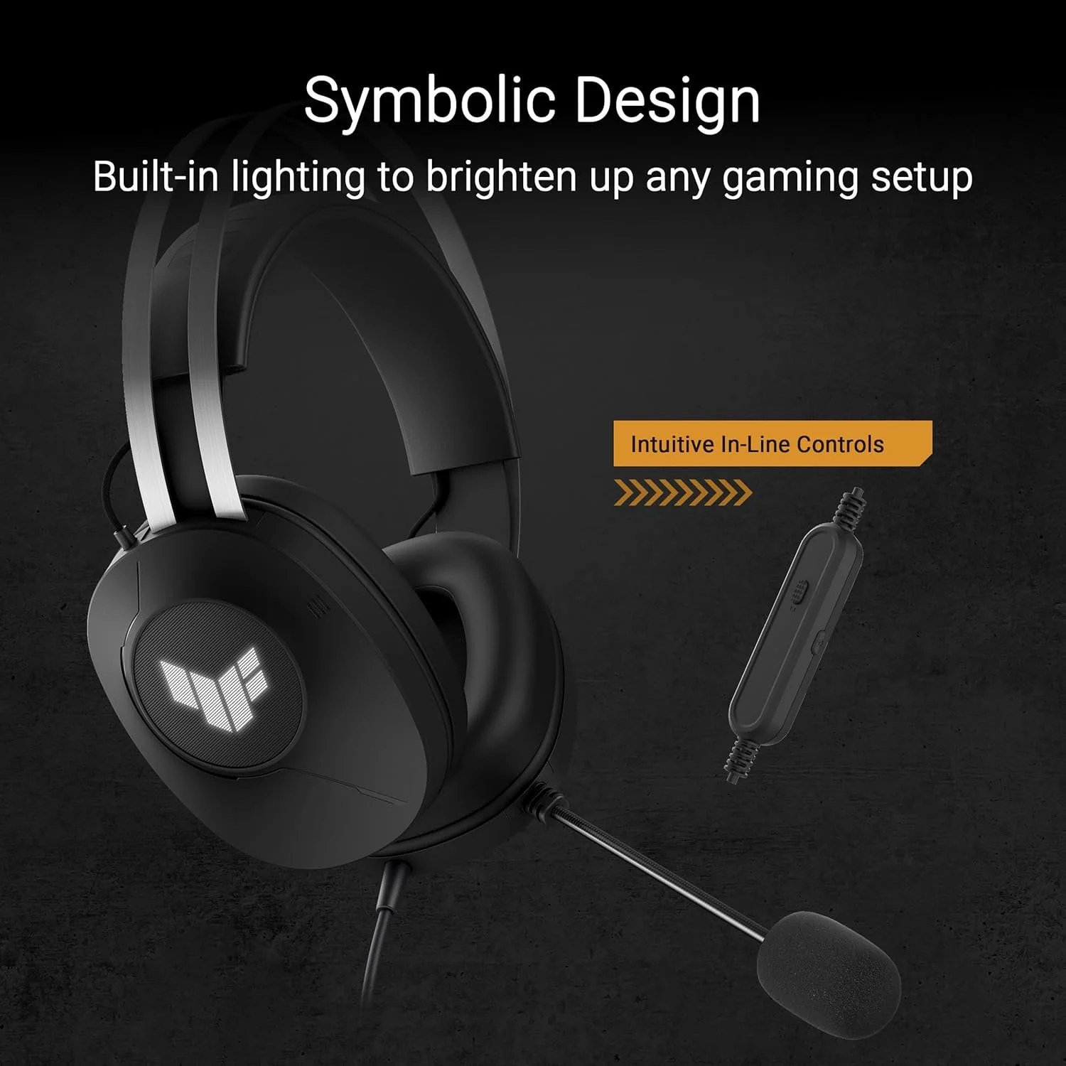 ASUS 90YH044B-BHUA00 ASUS TUF H1 Gen II 7.1 Surround Gaming Headset view 4