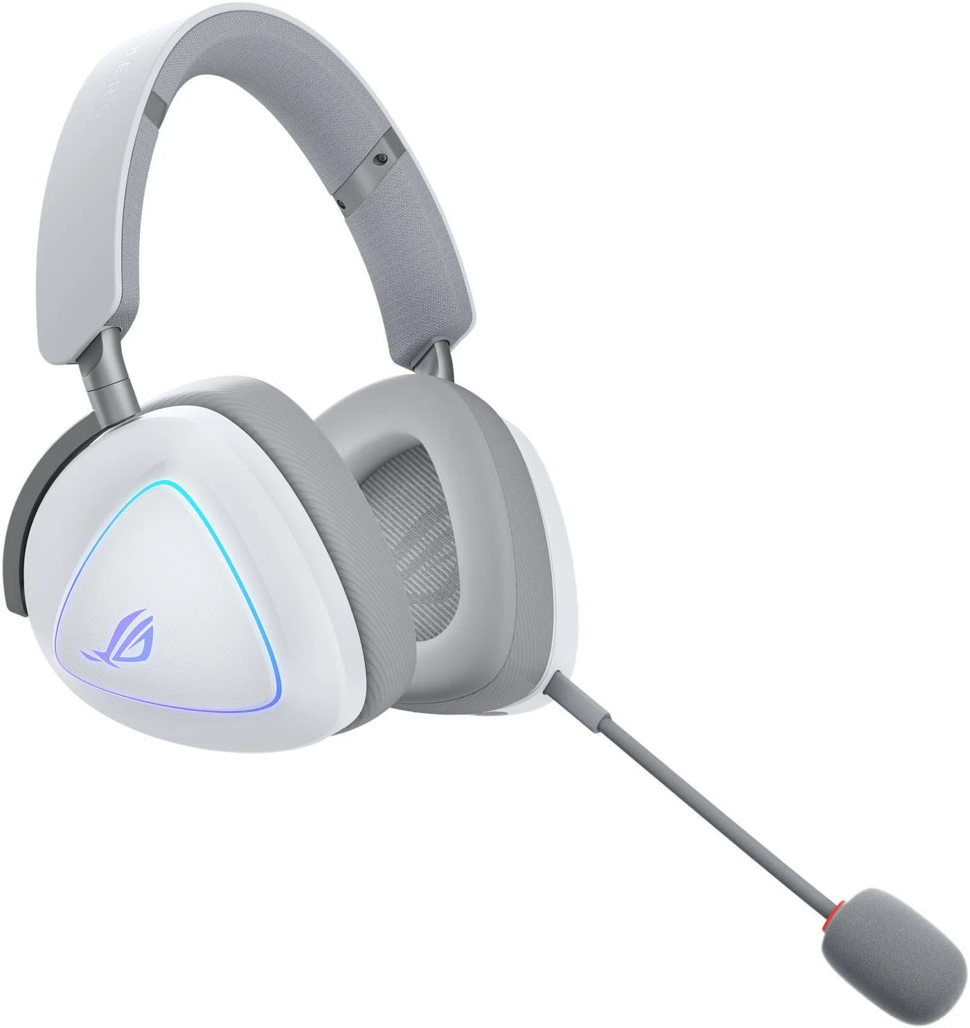 ASUS 90YH03W0-BHUA10 ASUS ROG DELTA II - Tri-mode Wireless SpeedNova Gaming Headset - White view 4