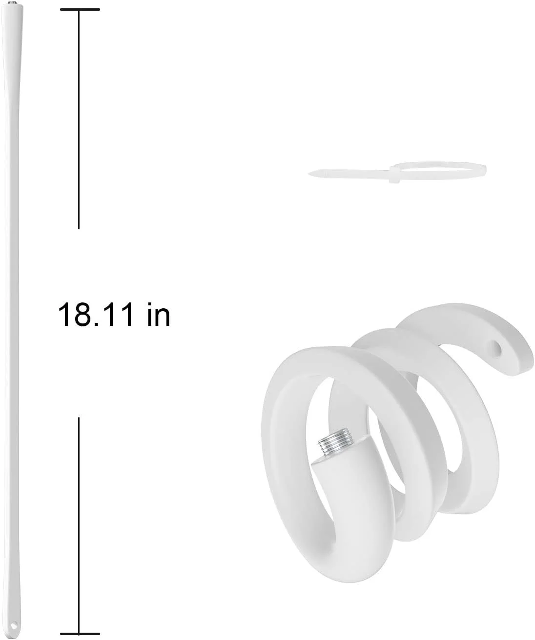 Arlo A68 Flexible Twist Mount for Arlo Camera (White) view 2