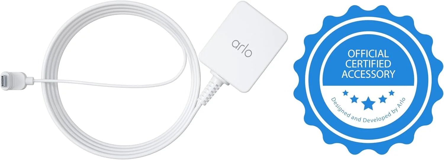 Arlo VMA5700-100UKS Arlo Essential Outdoor Charging Cable (7.6 m)