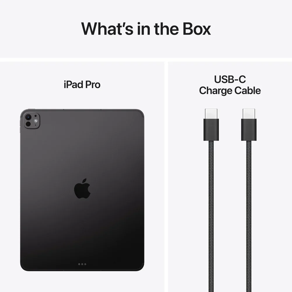 Apple IPAD PRO 13 WF CL 1TB SBLK-B&E 13-inch iPad Pro Wi‑Fi + Cellular 1TB with standard glass - Space Black view 2