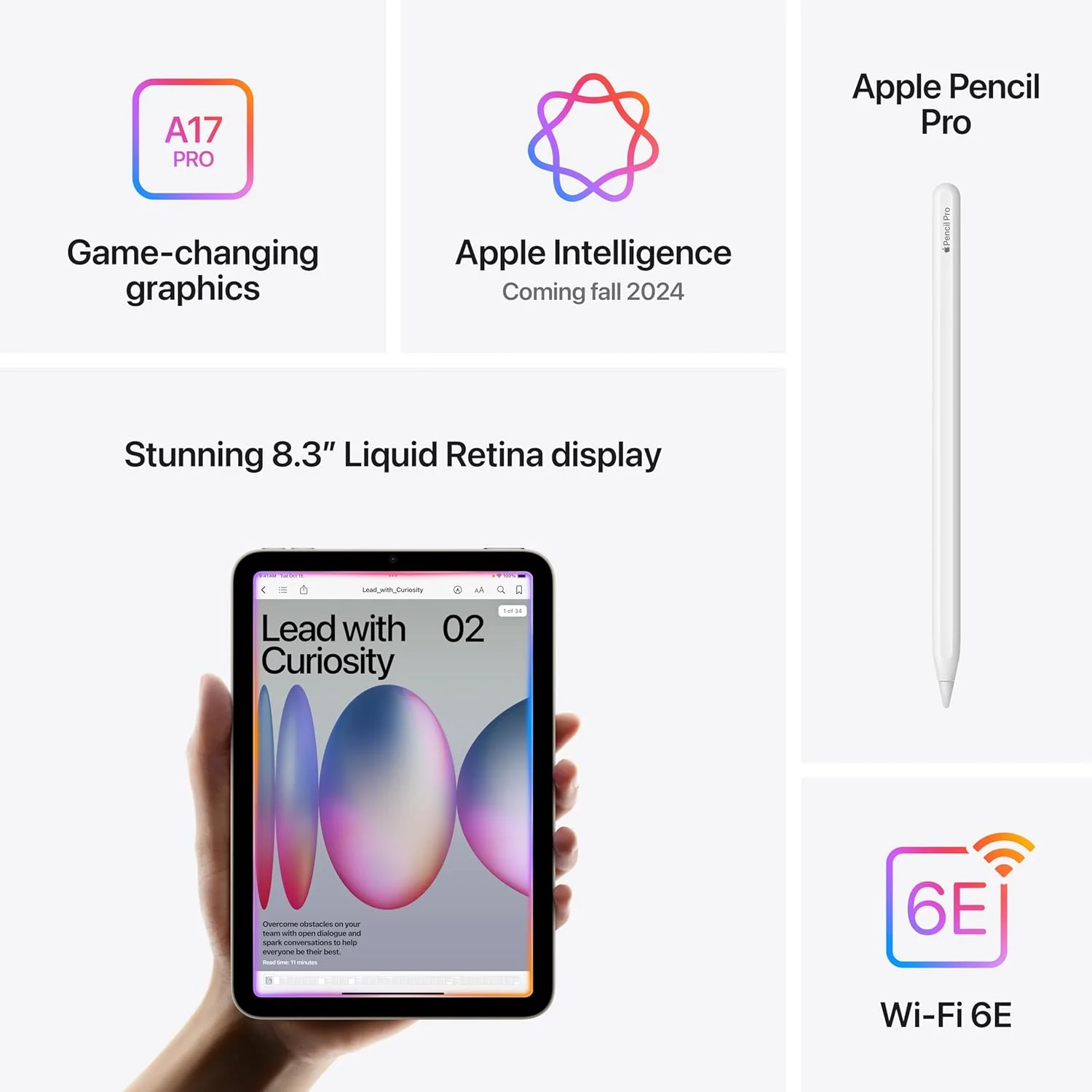 Apple IPAD MINI WI-FI CL 256GB PURP-E&E iPad mini Wi-Fi + Cellular 256GB - Purple view 3
