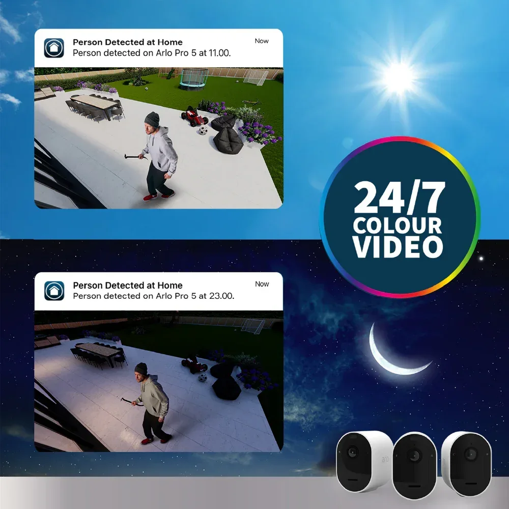Arlo VMC4060P-100APS Arlo Pro 5 2K Spotlight Wire-Free Camera, 1 Pack view 4